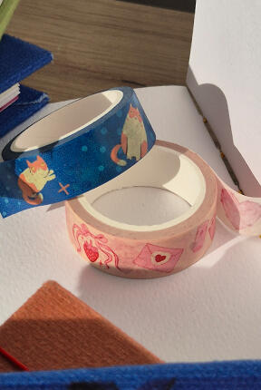 Washitapes 5 x 5 cms, 1cm ancho 5 mt largo $30.000